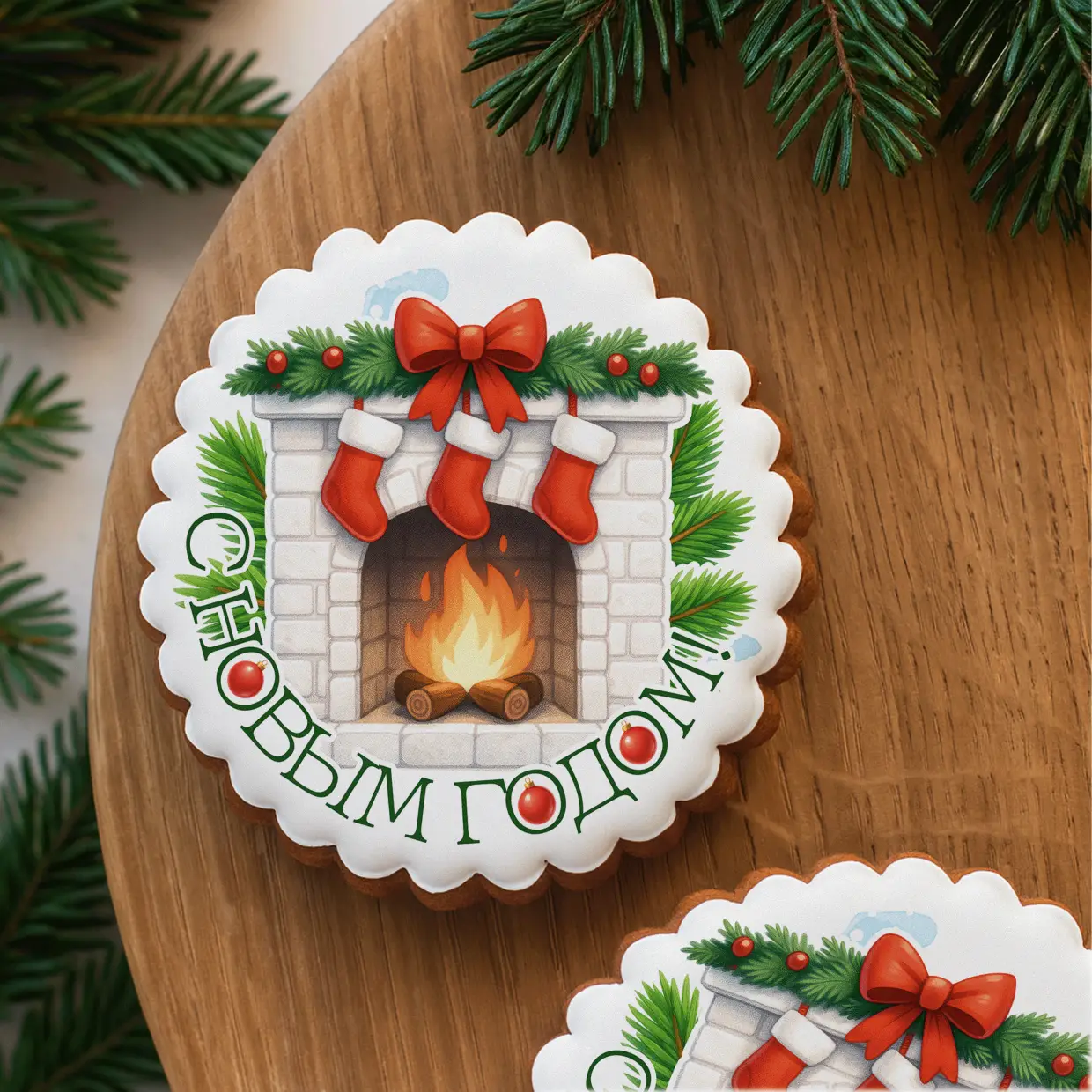 Круглые открытки 02